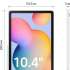 10.4" Планшет Samsung Galaxy Tab S6 Lite SM-P625 4/64 GB 1280 4G, 2000 x 1200, Android 14, со стилусом, мятный [sm-p625nlgacau]